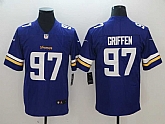 Nike Vikings 97 Everson Griffen Purple Vapor Untouchable Limited Jersey,baseball caps,new era cap wholesale,wholesale hats